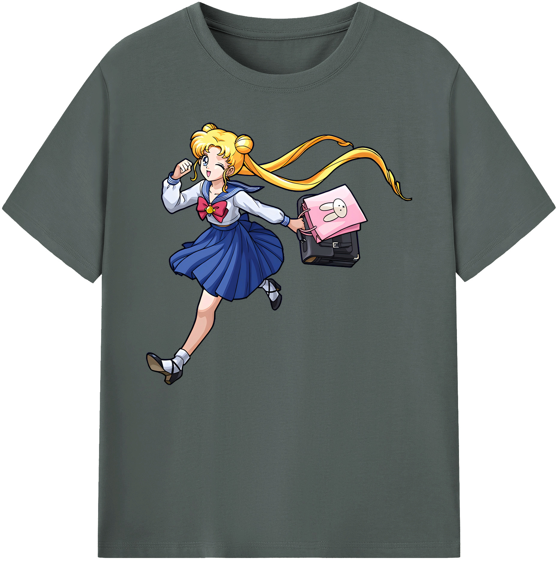 （画像用） 美少女戦士セーラームーン 愛野 美奈子 あいの みなこ Sailor Moon Aino Minako 綿100％ メンズ半袖Tシャツ｜肌触りやわらか＆通気性